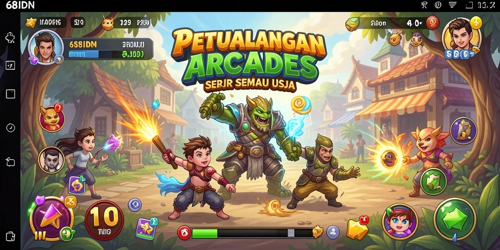 Tampilan gameplay 68IDN yang seru dan penuh warna.