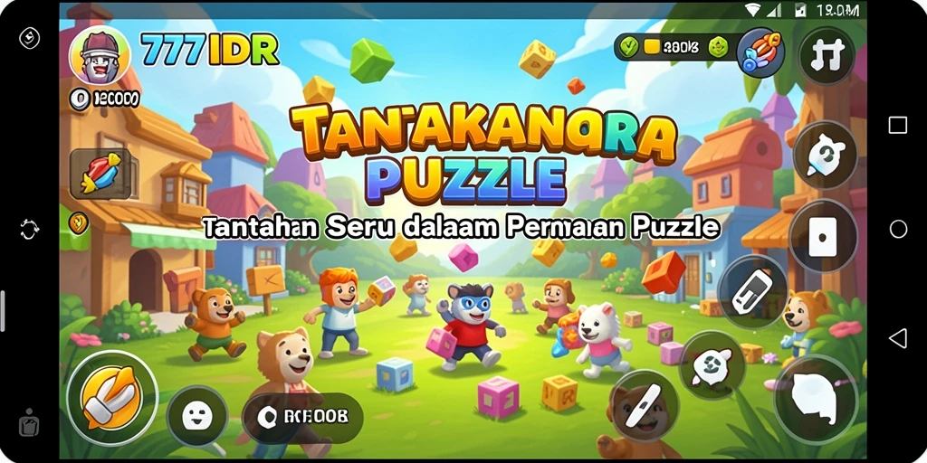 Tangkapan layar gameplay 777IDR menunjukkan tantangan puzzle yang menarik.