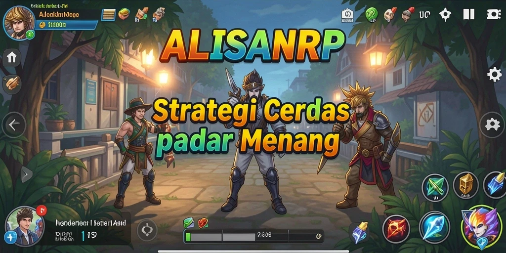 Tampilan gameplay menakjubkan dari ALISANRP yang menampilkan aksi strategis.