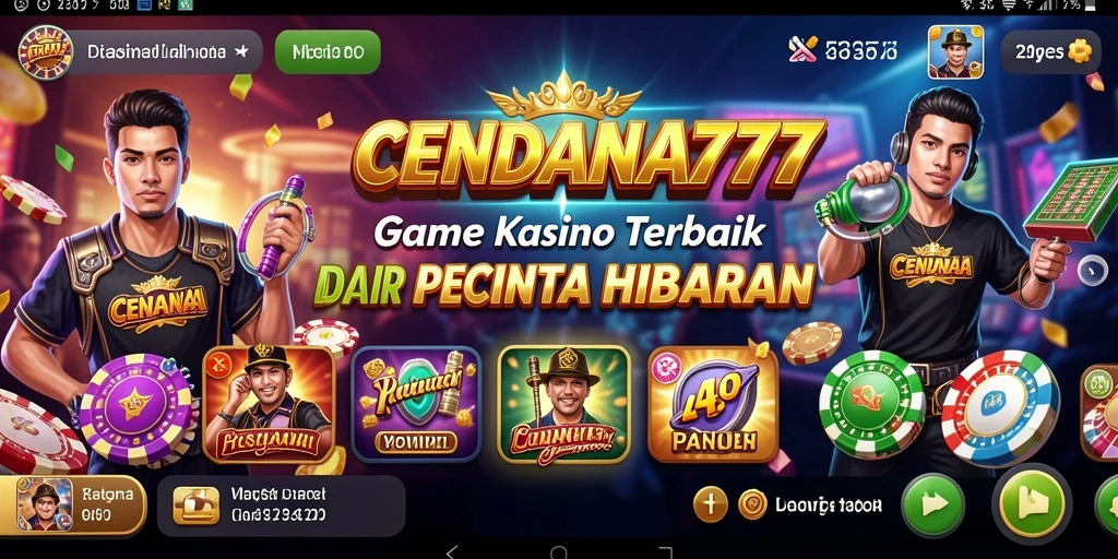 Tampilan gameplay utama CENDANA777 yang menarik dan interaktif.