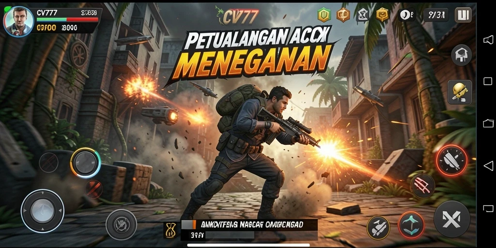 Tampilan seru gameplay CV777 dengan aksi yang mendebarkan.