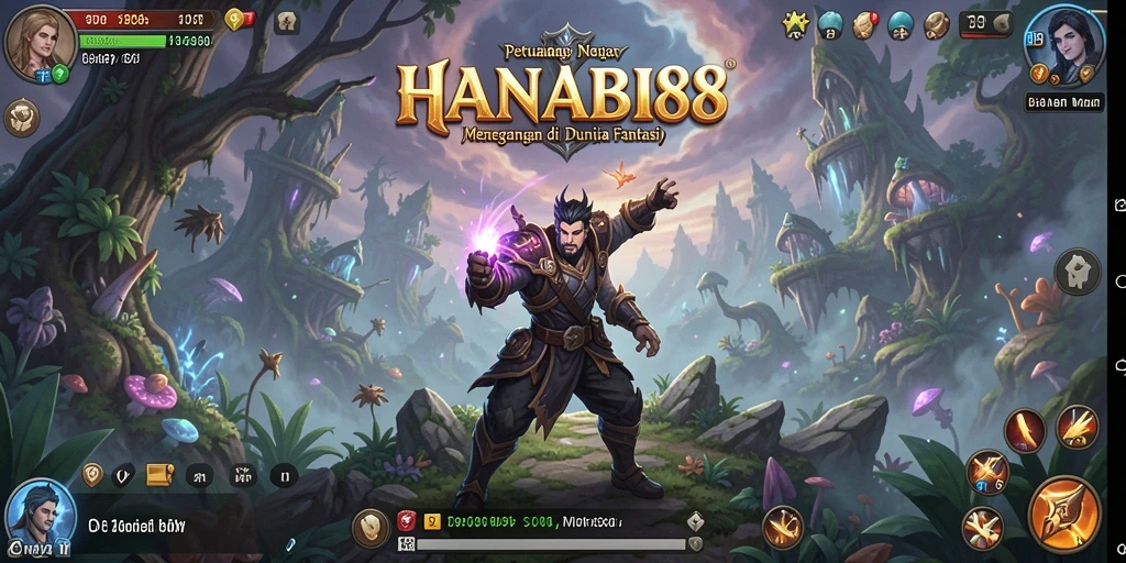 Tampilan gameplay petualangan seru di HANABI88 dengan grafik yang mengagumkan.