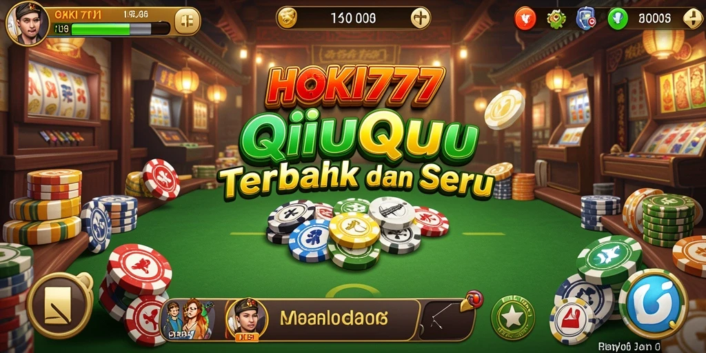 Tampilan gameplay QiuQiu yang seru dan interaktif.
