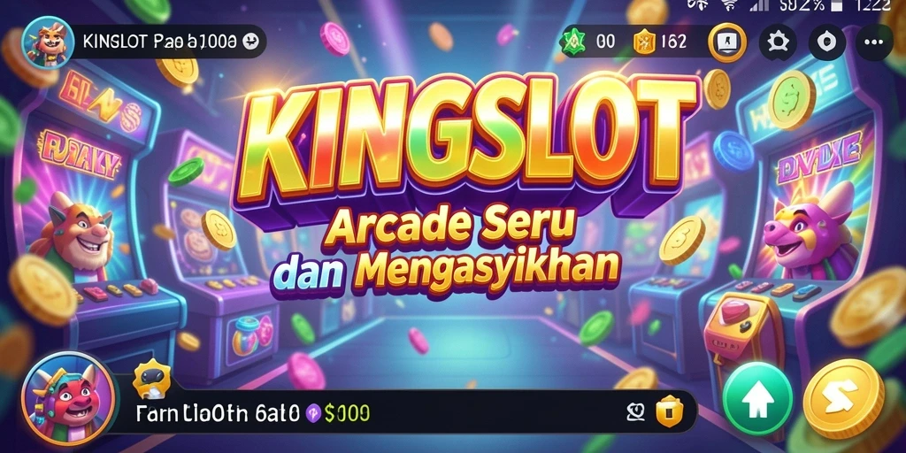 Screenshot utama KINGSLOT menampilkan gameplay seru dan menarik.